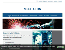 Tablet Screenshot of mechacon.de